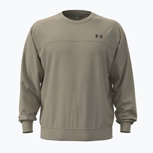 Мъжки суитшърт Under Armour Rival LW Crew city khaki/black