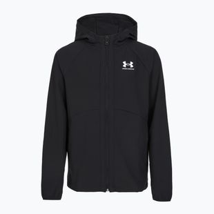 Мъжко тренировъчно яке Under Armour Vibe Woven Windbreaker Jacket black/white