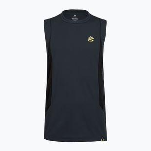 Мъжка баскетболна тениска Under Armour Curry Training Tank lumin yellow