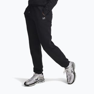 Дамски панталони Under Armour Sport Terry Jogger black/white