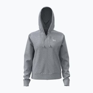 Дамски суитшърт Under Armour Sport Terry FZ mod grey light heather/white