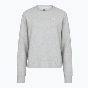 Дамски суитшърт Under Armour Sport Terry Crew mod grey light heather/white