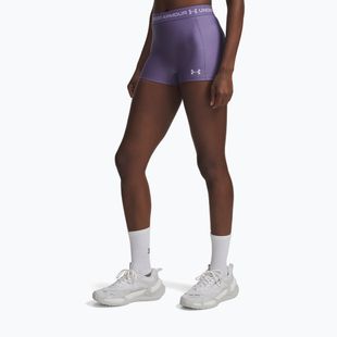 Дамски шорти за тренировкa Under Armour HeatGear Shorty purple luxe/purple crest