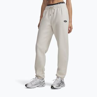 Дамски панталони Under Armour Icon Fleece Nov Jogger summit white/white