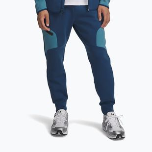 Мъжки панталони Under Armour Unstoppable Fleece wham blue/boundless blue/black