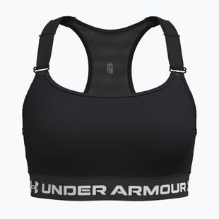 Спортен сутиен Under Armour HeatGear High ultimate, черен/бял