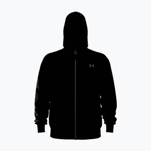 Мъжки суитшърт Under Armour Rival LW Graphic FZ black/black
