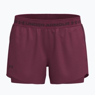 Дамски тренировъчни шорти Under Armour Tech Play Up 2IN1 Shorts claret/claret/ox blood