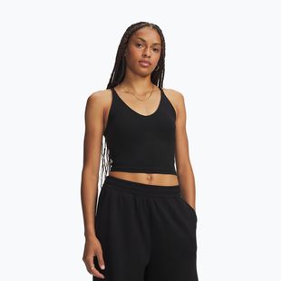 Дамска тренировъчна тениска Under Armour Meridian Support Tank ultimate black/ultimate black