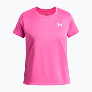 Детска тренировъчна тениска Under Armour Tech SSC SS pink frenzy/white