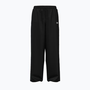 Детски панталони Under Armour G Icon Woven Open Leg Pant black/black/white