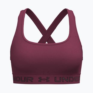 Спортен сутиен  Under Armour Crossback Mid claret/ox blood