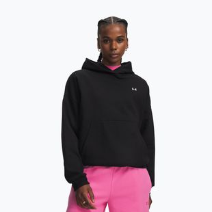 Дамски суитшърт Under Armour Icon Fleece Hoodie ultimate black/white