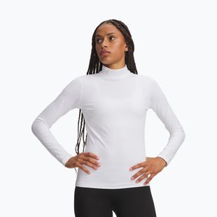 Дамска блуза с дълъг ръкав за тренировка Under Armour ColdGear Mock LS white/halo gray