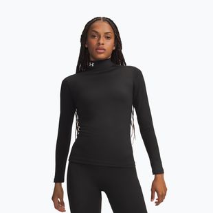 Дамска блуза с дълъг ръкав за  тренировка Under Armour ColdGear Mock LS ultimate black/white