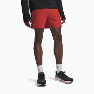 Мъжки шорти за бягане Under Armour Launch 5" Shorts heritage red/black/reflective