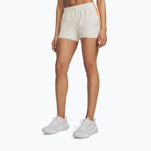 Дамски шорти за бягане Under Armour Velociti Pro 4" 2N1 Shorts stone/reflective