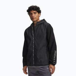 Мъжко яке за бягане Under Armour Velociti Storm Jacket ultimate black/reflective