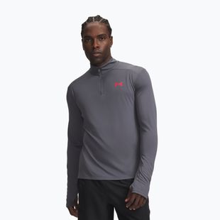 Мъжки суитшърт Under Armour Tech Utility 1/4 Zip castlerock/racer red