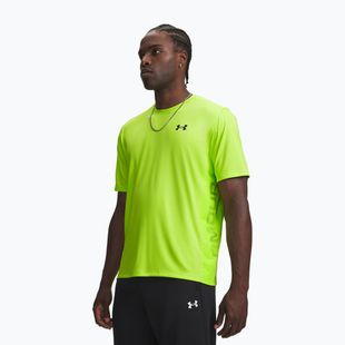 Мъжка тренировъчна тениска Under Armour Tech Utility SS green citrine/black