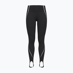 Дамски тренировъчен клин Under Armour Meridian Contour Stirrup Leggings ultimate black/white/ultimate black