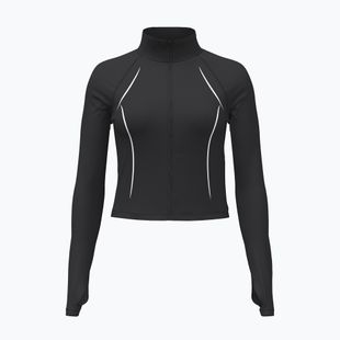 Дамски суитшърт за тренировка Under Armour Meridian Contour Full Zip ultimate black/white/ultimate black