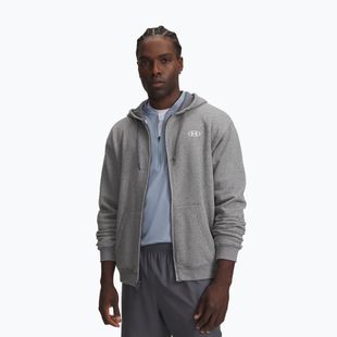 Мъжки суитшърт Under Armour Rival Fleece Full Zip castlerock light heather/black