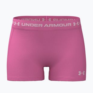 Дамски тренировъчни шорти Under Armour HeatGear Shorty pink frenzy/prime pink
