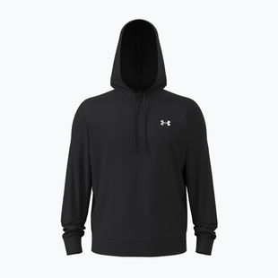 Мъжки суитшърт Under Armour Flex Fleece Hoodie ultimate black/white