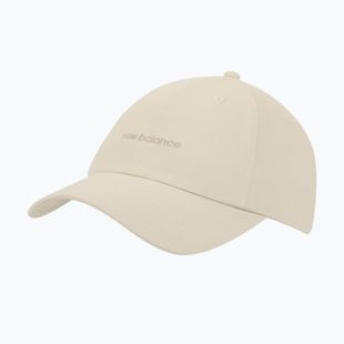 Дамска шапка с козирка New Balance 6 Panel Linear Logo linen lin