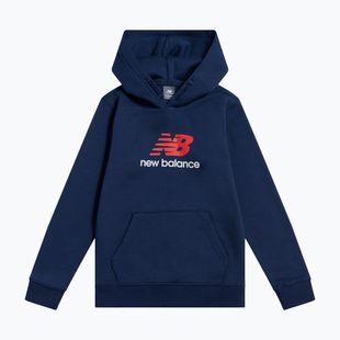 Детски суитшърт New Balance BB Stacked Logo Hoodie nb navy