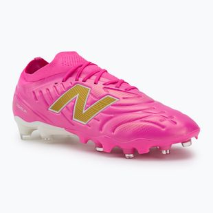 Футболни обувки New Balance Tekela Pro Low V5 FG pink heat/metallic gold/pink satin