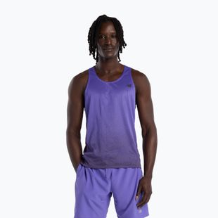 Мъжка тениска за бягане New Balance Viz-Tech Singlet electric purple
