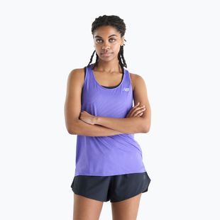 Дамска тениска за бягане New Balance Sport Essentials Tank electric purple