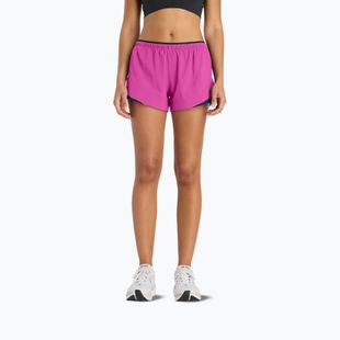 Дамски шорти за бягане New Balance Run Essentials 3“ pink heat