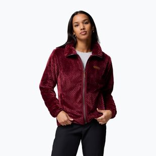 Дамски суитшърт Columbia Fire Side II Sherpa Full Zip rich wine