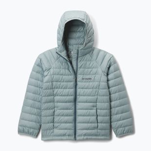 Детско подплатено яке Columbia Powder Lite II Hooded crushed blue