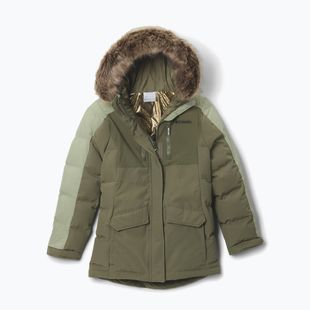 Детско подплатено яке Columbia Girl's Marquam Peak Fusion II stone green/safari