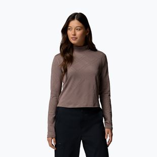 Дамска блуза с дълъг ръкав за трекинг Columbia Granite Point Turtleneck iron