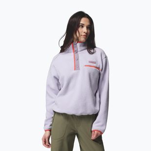 Дамски поларен суитшърт Columbia Helvetia II Cropped Half Snap Fleece lavender pearl/shale purple/zing