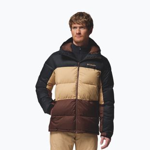 Мъжко скиорско яке Columbia Slope Style black/canoe/tobacco