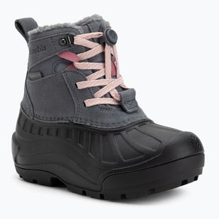 Детски зимни ботуши Columbia Youth Powderbug Alpine graphite/pink haze