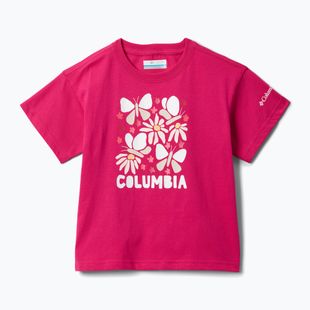 Детска тениска Columbia Mission Lake II SS Graphic guava pink/floral frenzy
