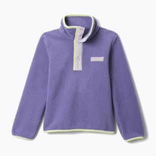 Детски поларен суитшърт Columbia Halvetia II Half Snap Fleece stormwatch/lavender pearl 