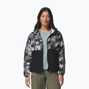 Дамско ветроустойчиво яке Columbia Spire Valley Printed black ikatbloom print/black