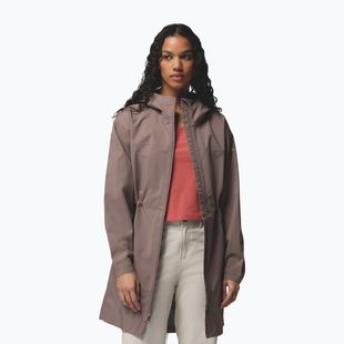 Дамски дъждобран Columbia Weekend Adventure II Long Shell iron 