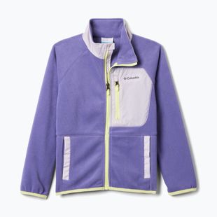 Детски поларен суитшърт Columbia Fast Trek V Full Zip stormwatch/lavender pearl 