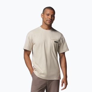 Мъжка тениска Columbia Echo Passage SS Crew dark stone