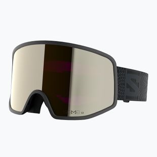Скиорскa маска Salomon Sentry Pro OTG Sigma S3 black/sigma black gold