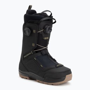 Мъжки обувки за сноуборд Salomon Echo Dual Boa black/black/deep lichen green
